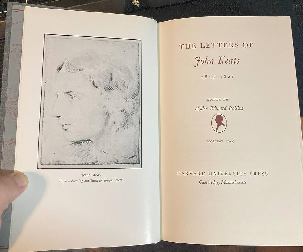 Amazon.com: The Letters of John Keats, 1814-1821: Vols. 1 and 2