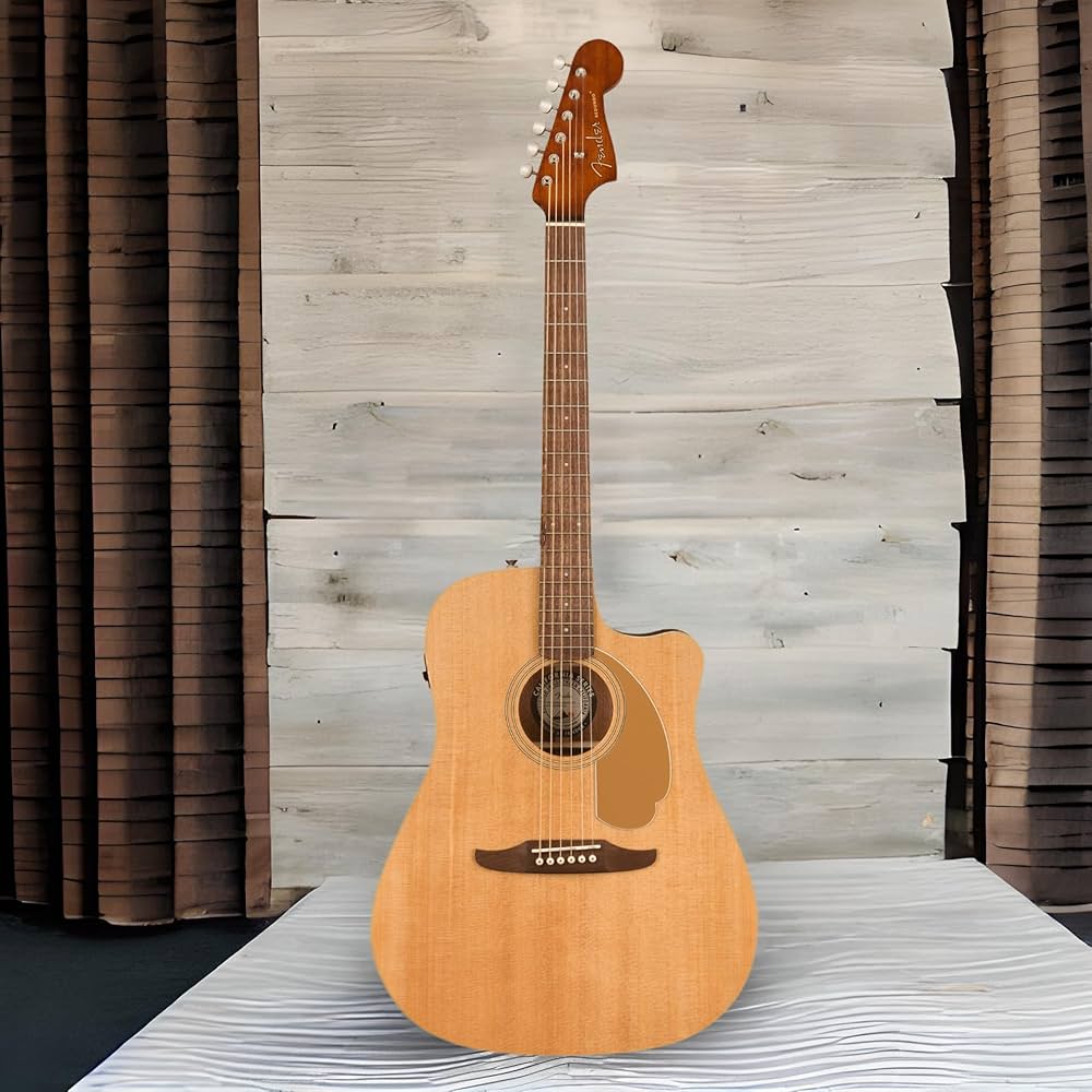Fender Redondo Player Acoustic Guitar, with 2-Year Warranty