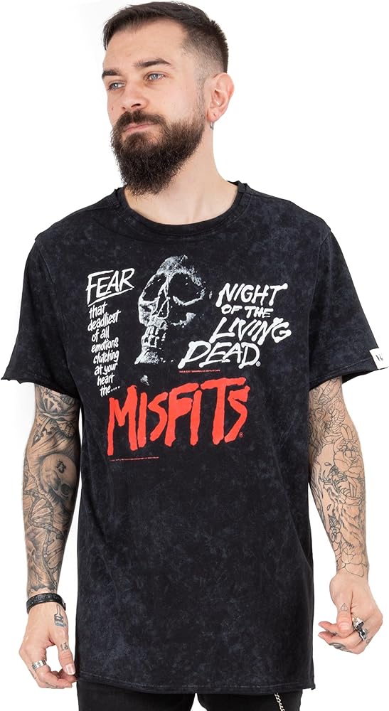 Misfits T-Shirt Unisex Punk Rock Song Band Music Gifts Black Tee