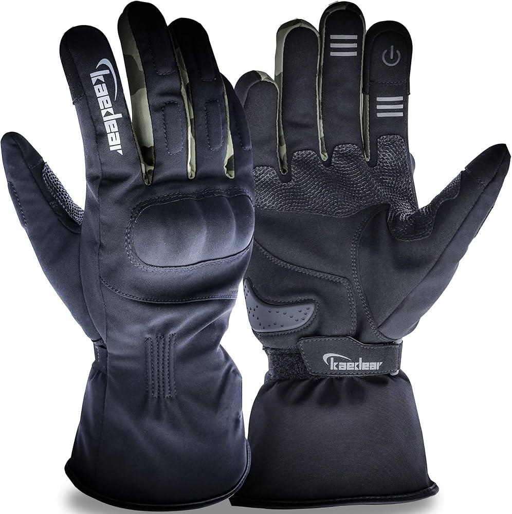 Amazon.co.jp: Kaedear(カエディア) バイク グローブ 冬 防寒