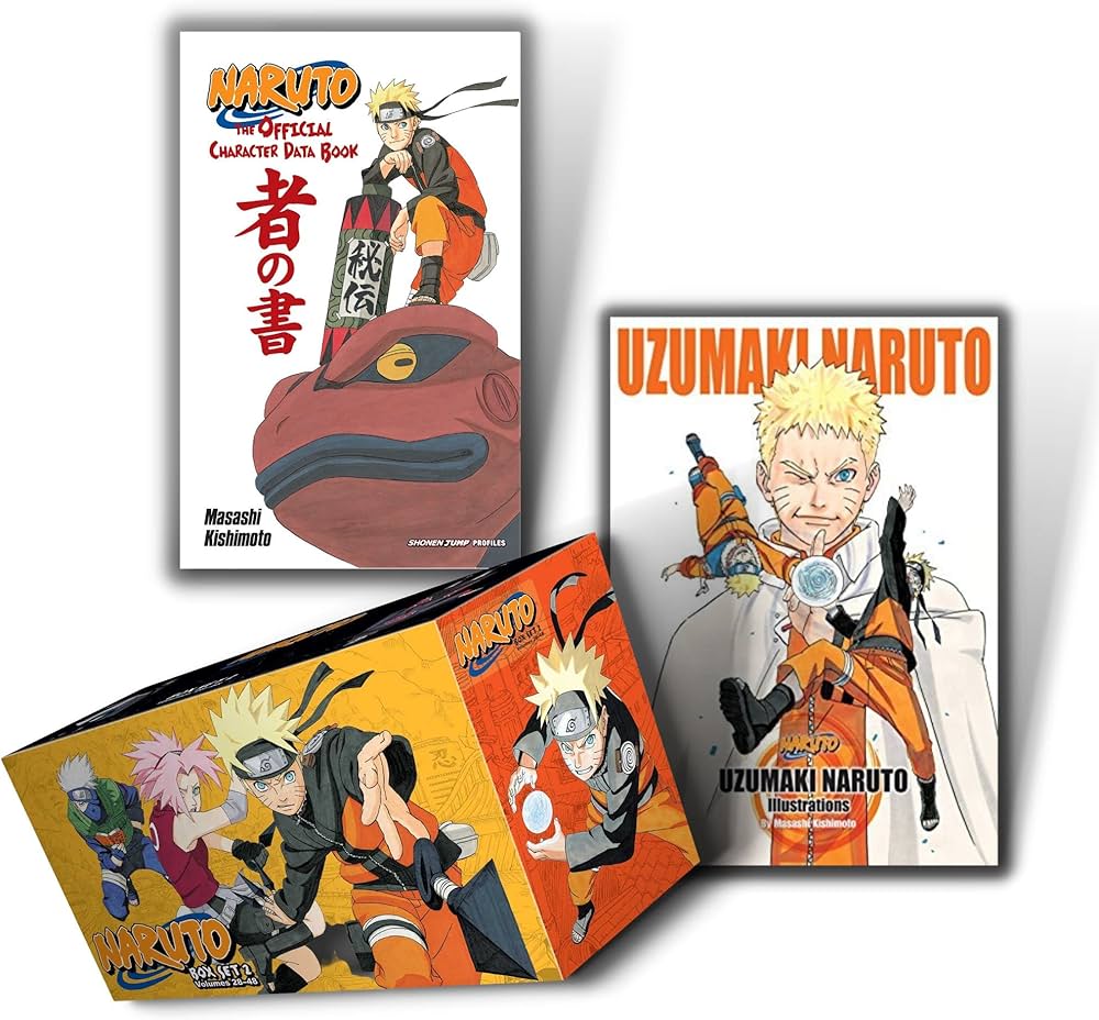 Naruto Box Set 2: Volumes 28-48 with Naruto: Official Character