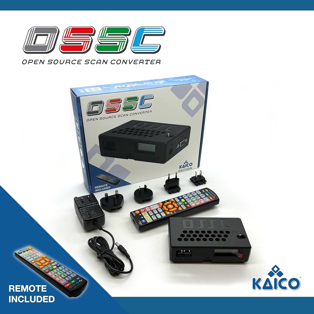 OSSC Open Source Scan Converter 1.6 with SCART Component VGA to