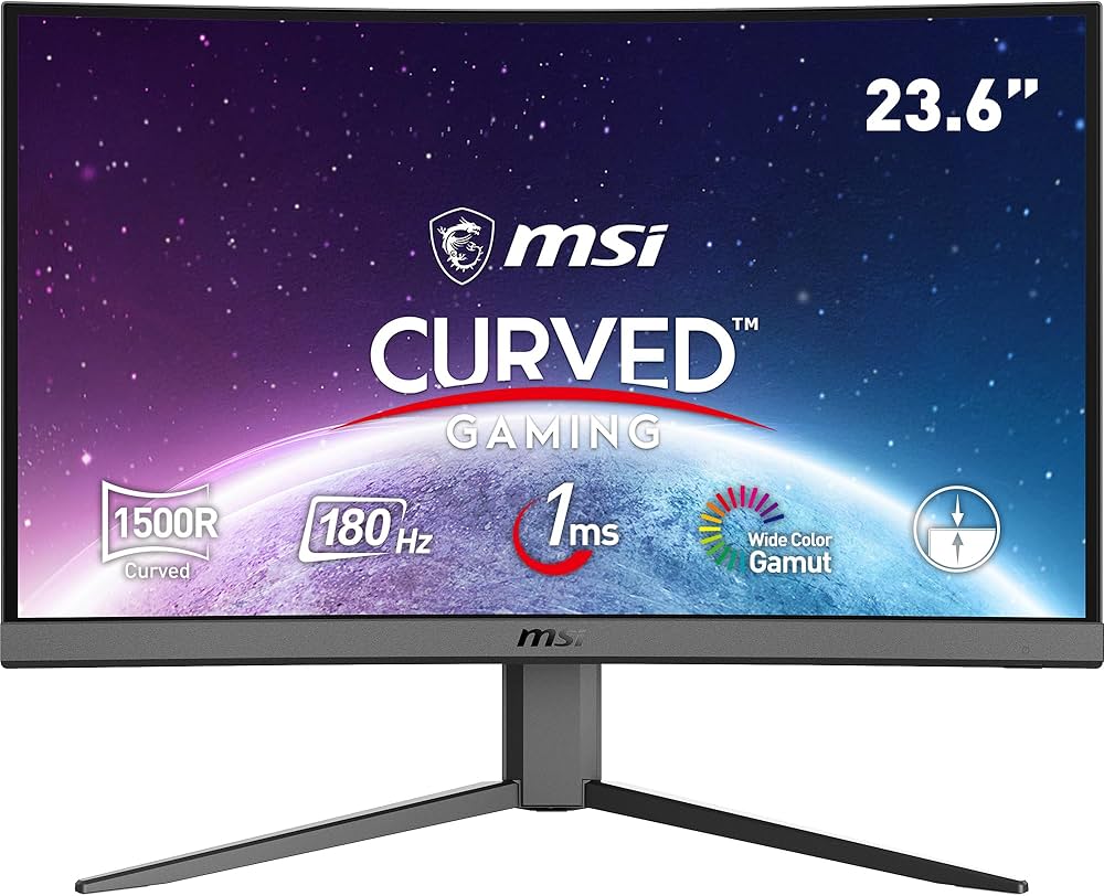 MSI G24C4 E2 24-Inch Full HD Curved Gaming Monitor - Professional