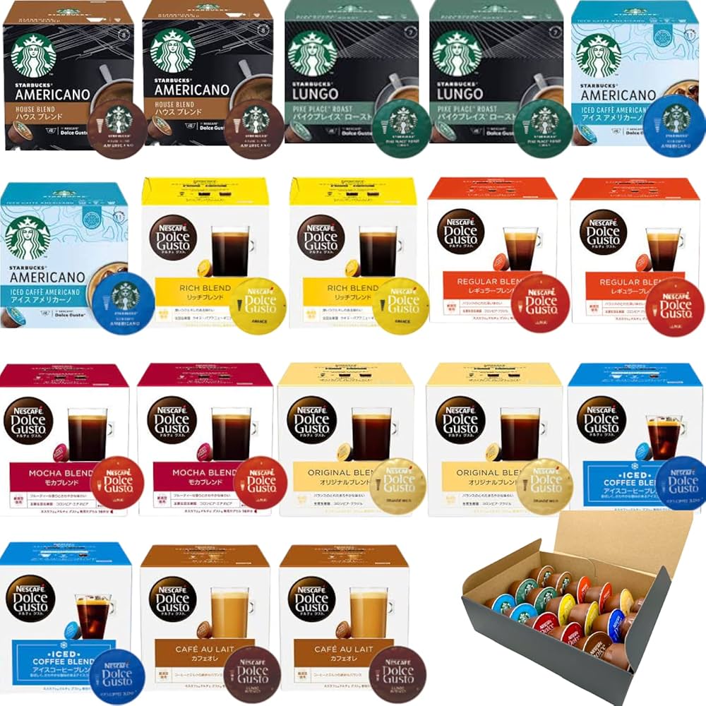 Amazon.co.jp: ド ルチェグストカプセル 9種類（売れ筋トップ6種