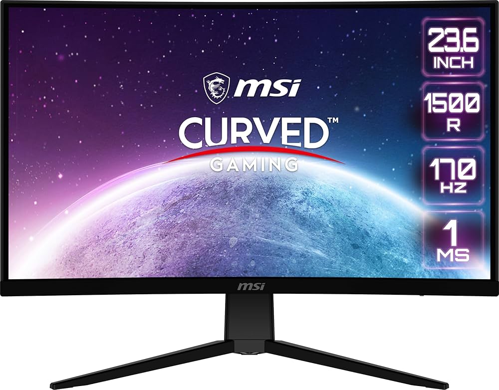 Amazon.co.jp: MSI G242C 24インチ 湾曲ゲーミングモニター 1920×1080