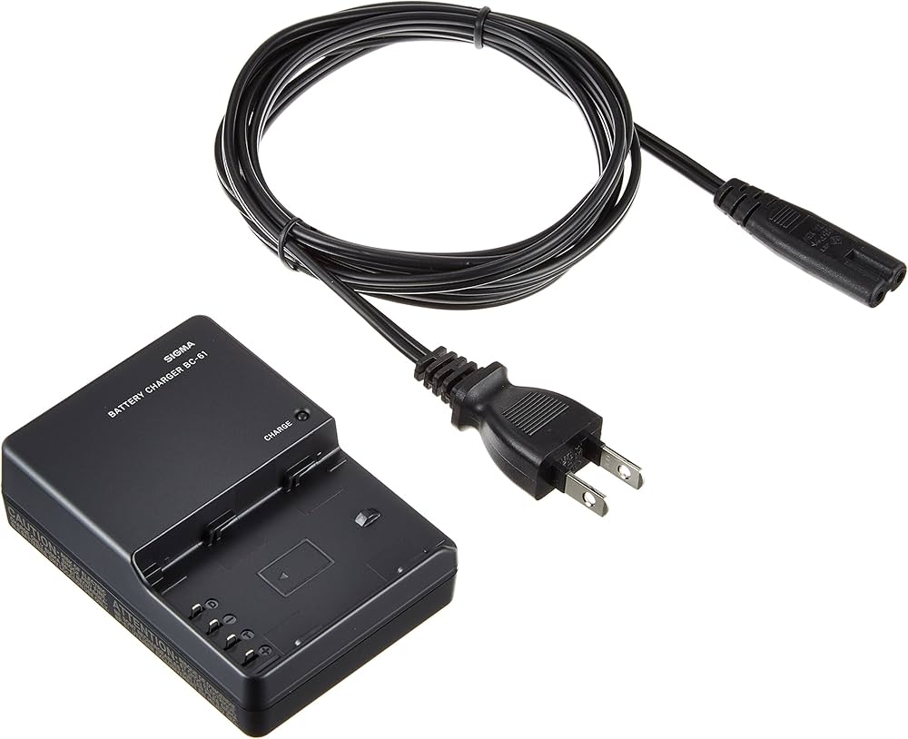 Amazon | シグマ(Sigma) SIGMA バッテリーチャージャー BC-61 ブラック