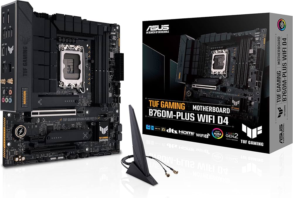 Amazon | ASUS TUF GAMING B760M-Plus、LGA 1700、MATX、D4、DDR4