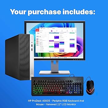 Amazon.com: HP 400G5 ProDesk Desktop PC | Windows 11 Pro | Intel