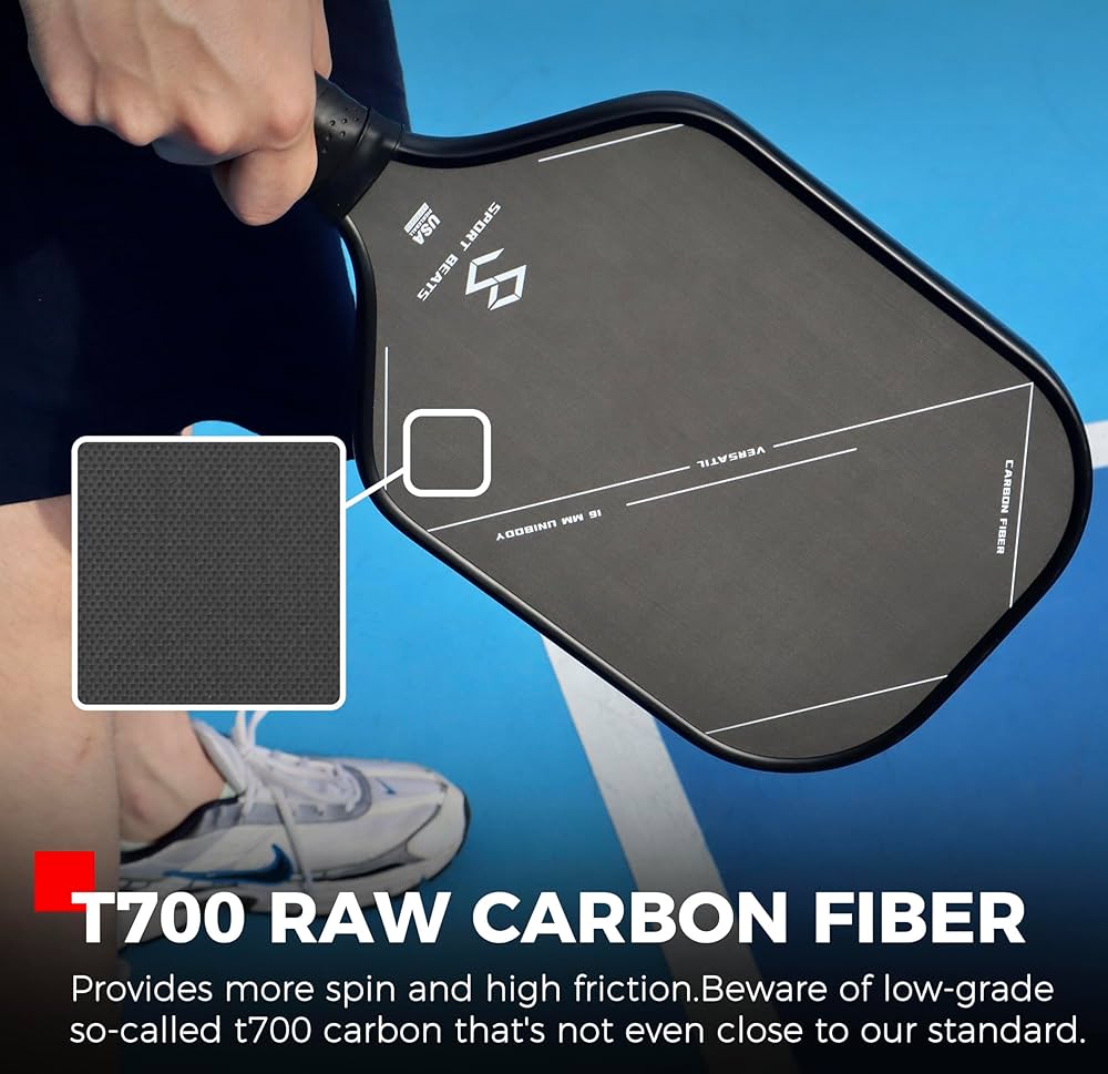 Amazon | ピックルボールパドル T700 未加工カーボンファイバー2個