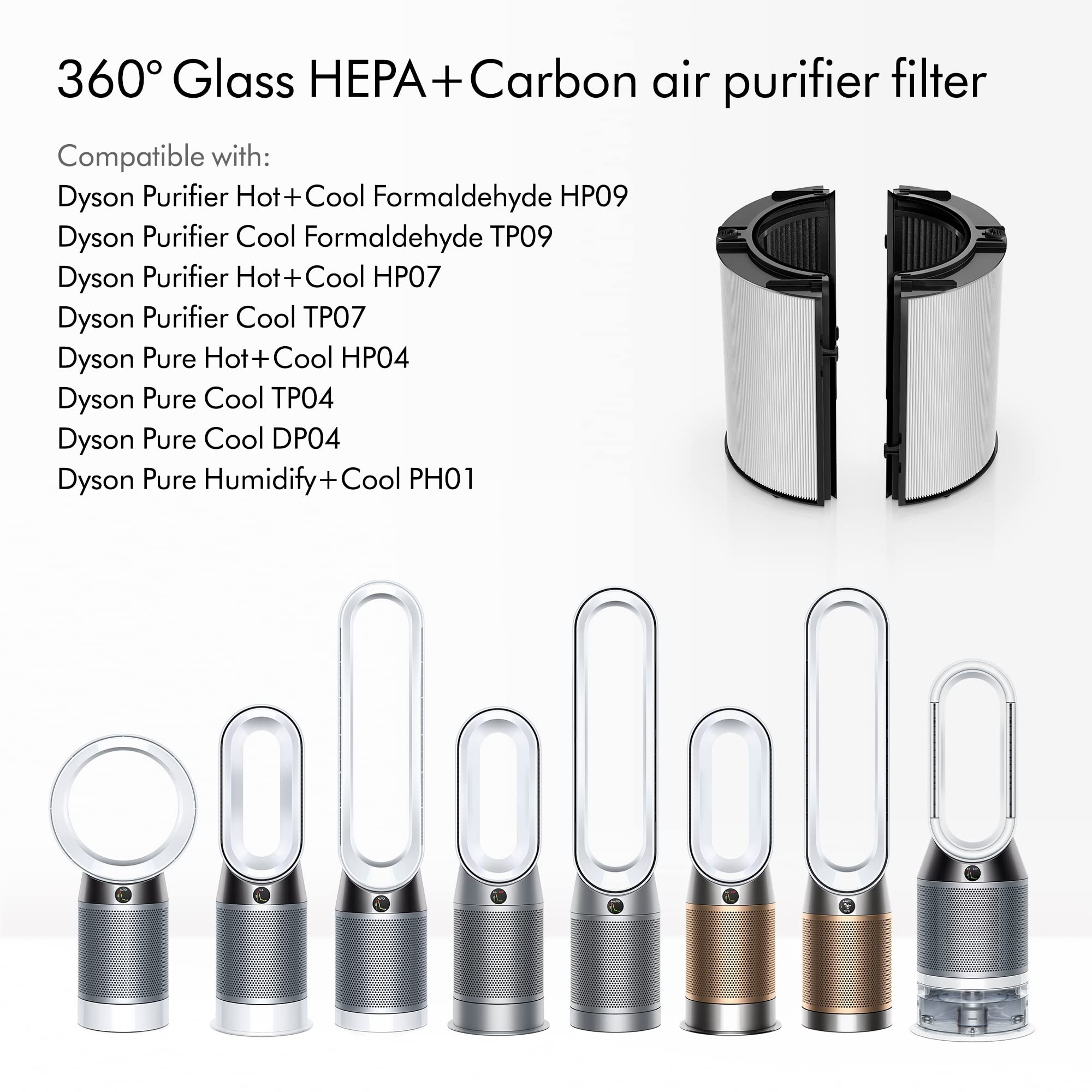 Amazon.co.jp : 空気清浄機フィルター ダイソンコンビフィルター HP07