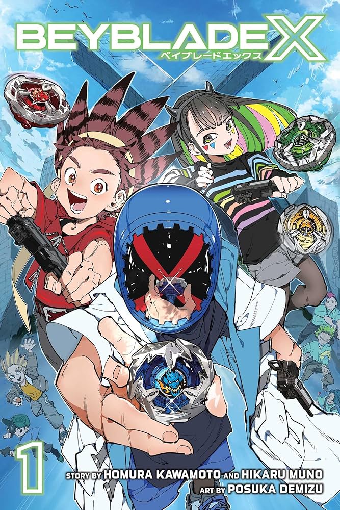 Beyblade X, Vol. 1: Kawamoto, Homura, Muno, Hikaru, Demizu, Posuka