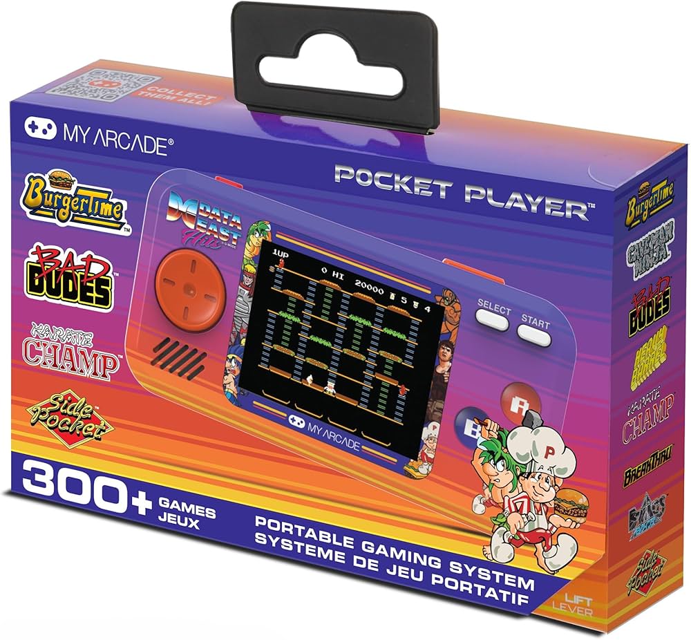Amazon.com: My Arcade Data East Pocket Player: Portable Gaming