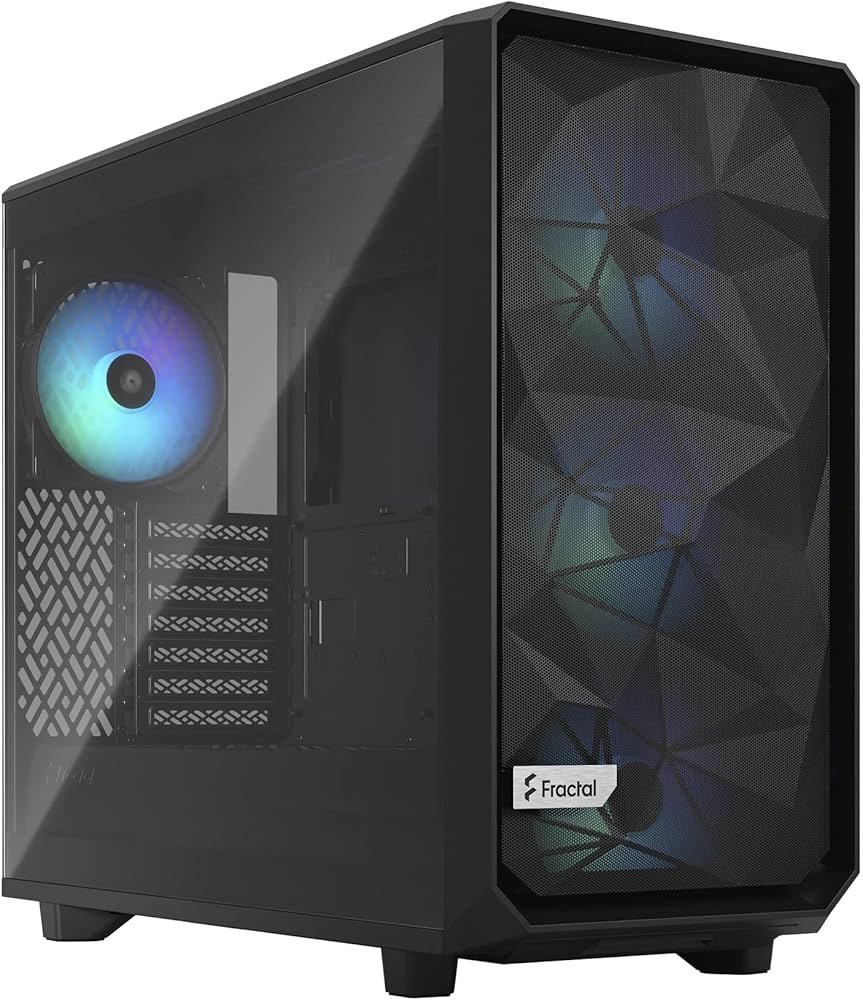 Amazon | Fractal Design Meshify 2 Lite RGB Black TG Light tint