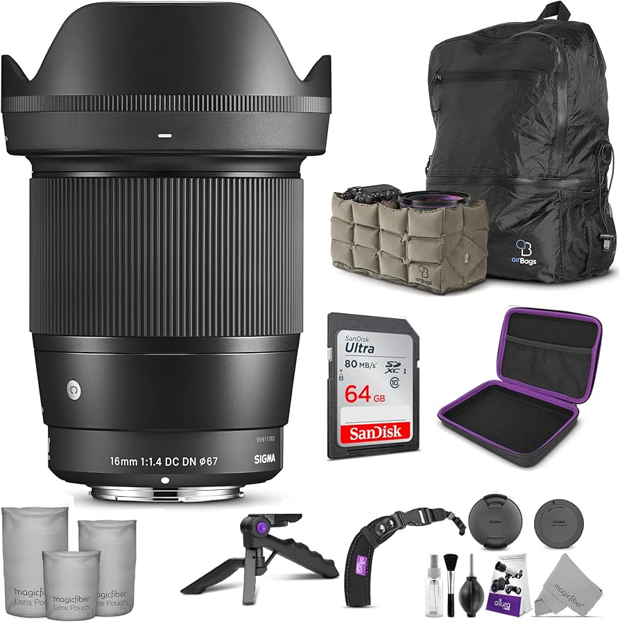 Amazon.com : Sigma 16mm F1.4 DC DN Contemporary Lens for Sony E