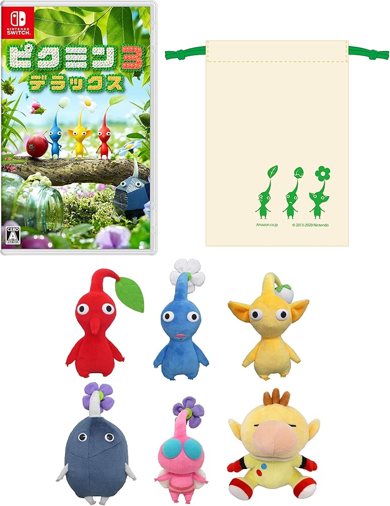 Amazon.co.jp: ピクミン3 デラックス -Switch +赤ピクミン・青ピクミン