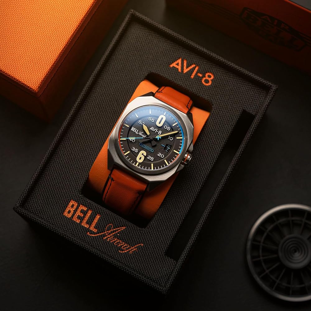 Amazon.com: AVI-8 Men's 41mm Bell X-1 Machbuster Automatic