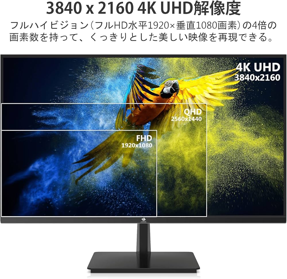 Amazon.co.jp: Z Z-Edge(ゼロエッジ) 4Kモニター 28型 ゲーミング