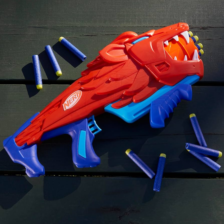 Amazon.co.jp: NERF Wild Lionfury、イージープレイダーツブラスター