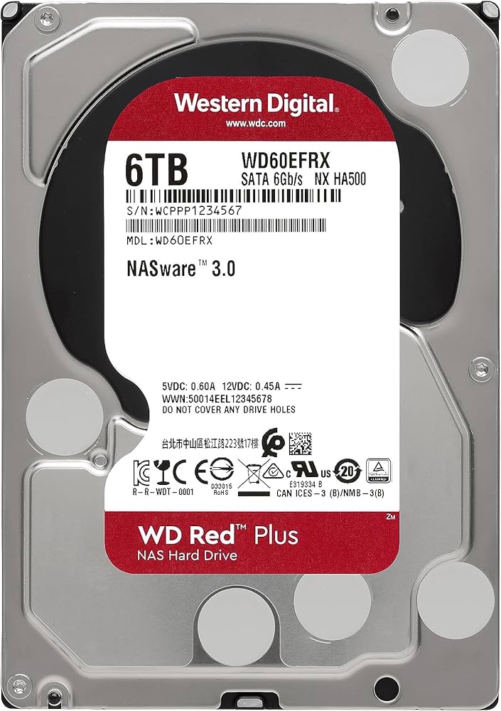 Amazon | WD HDD 内蔵ハードディスク 3.5インチ 6TB WD Red NAS用