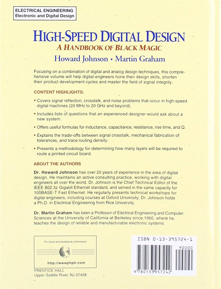 Amazon | High Speed Digital Design: A Handbook of Black Magic