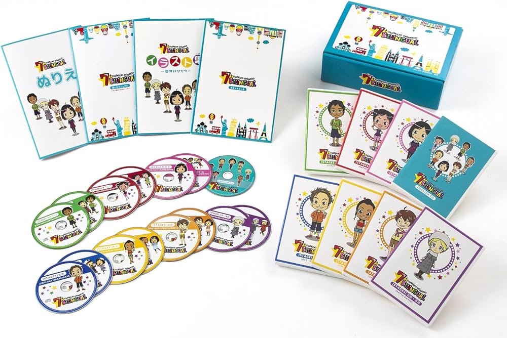 Amazon.co.jp: 【正規品】 七田式 英会話 教材 7+BILINGUAL (セブン
