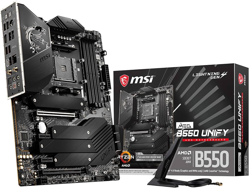 Amazon | MSI MEG B550 UNIFY マザーボード ATX [AMD B550チップセット