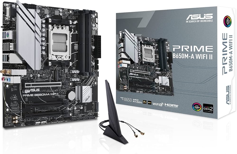 Amazon | ASUS PRIME B650M-A WIFI II AMD B650 ソケット AM5 micro