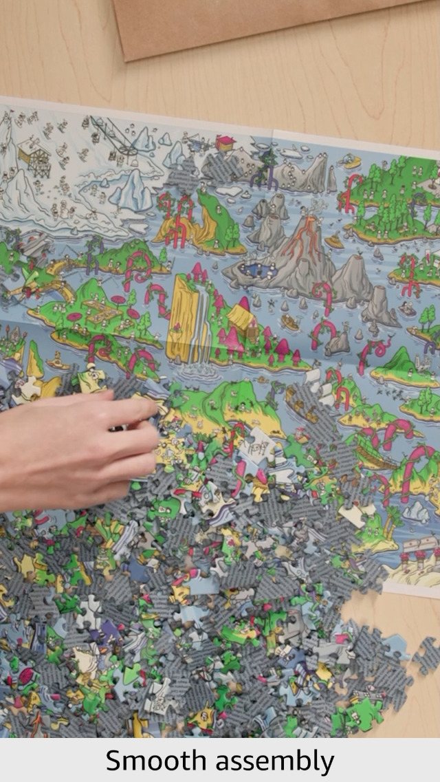 Amazon.com: The Happy Isles • 1000-Piece Jigsaw Puzzle from The