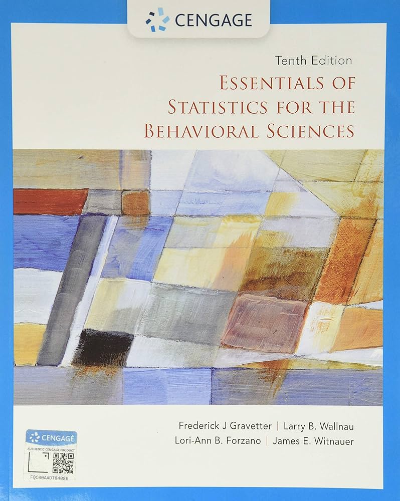 Amazon.com: Essentials of Statistics for the Behavioral Sciences