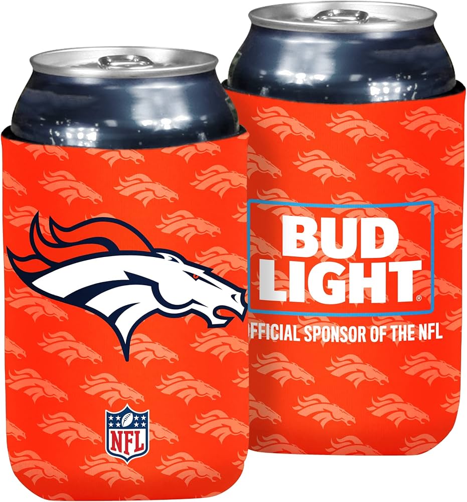 Bud Light & NFL Licensed Denver Broncos Premium Insulated Neoprene