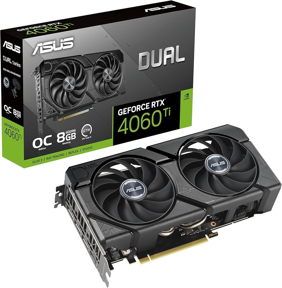 Amazon | ASUS Dual GeForce RTX 4060 Ti EVO OC Edition 8GB GDDR6