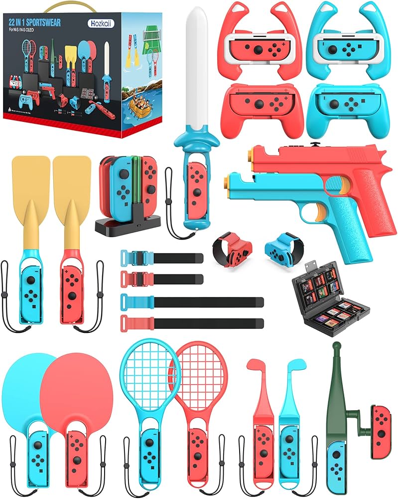 Amazon.com: Switch Sports Accessories Bundle - HOZKAII 22 in 1