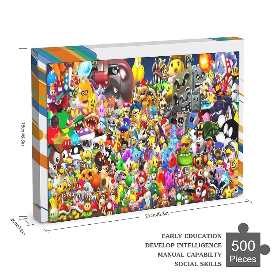 希少】マリオ ジグソーパズル マリオのクリスマスファンタジー 300