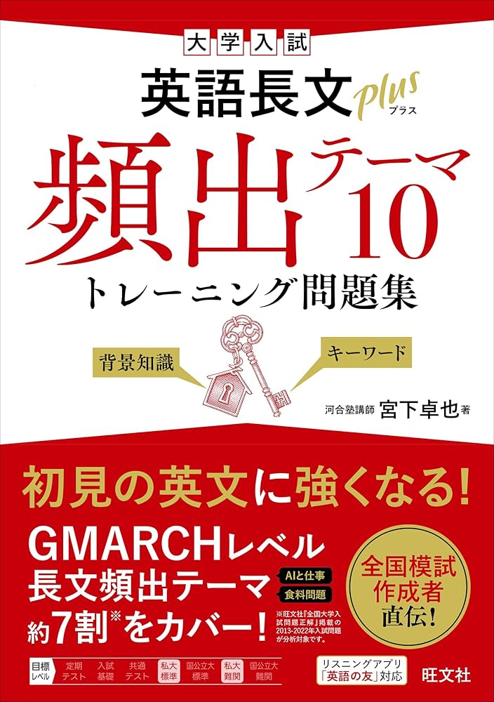 大学入試英語長文プラス頻出テーマ10トレーニング問題集 | 宮下 卓也