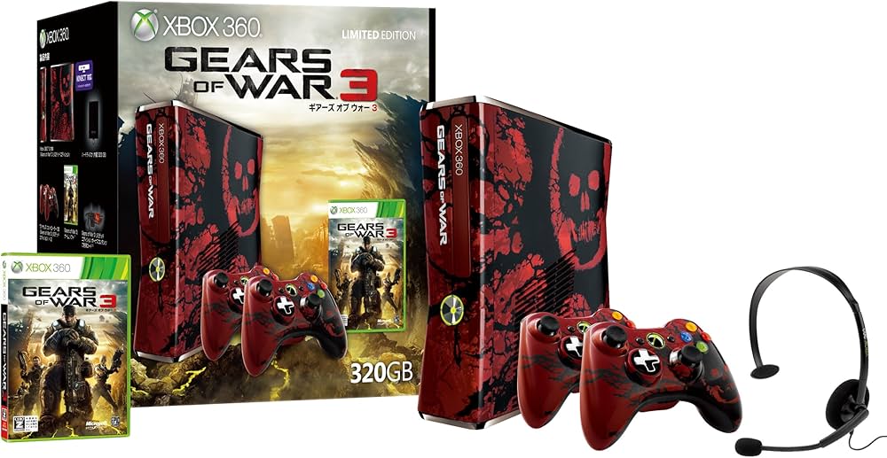 Amazon.co.jp: Xbox 360 320GB Gears of War 3 リミテッド