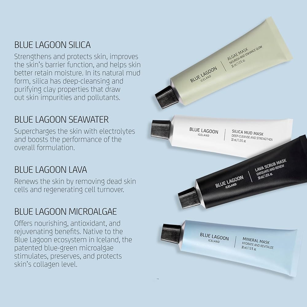 Amazon.com : Blue Lagoon Signature Masks Travel Set, Includes