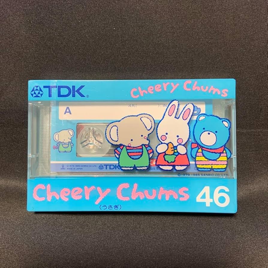 TDK Cheery Chums カセットテープ 46 3本セット TDK Cheery Chums