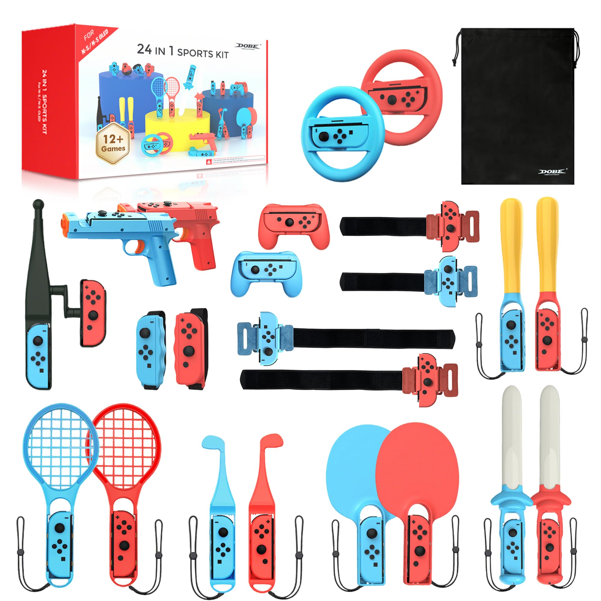 Amazon.com: All-in-One Switch Sports Accessories Bundle (24 Items