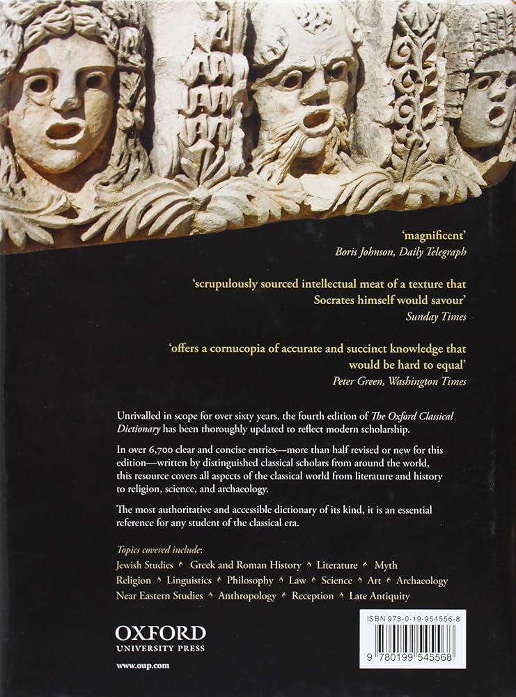Amazon | The Oxford Classical Dictionary | Hornblower, Simon