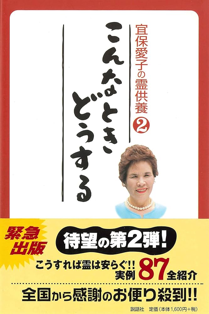 こんなときどうする: 宜保愛子の霊供養2 | 宜保 愛子 |本 | 通販 | Amazon