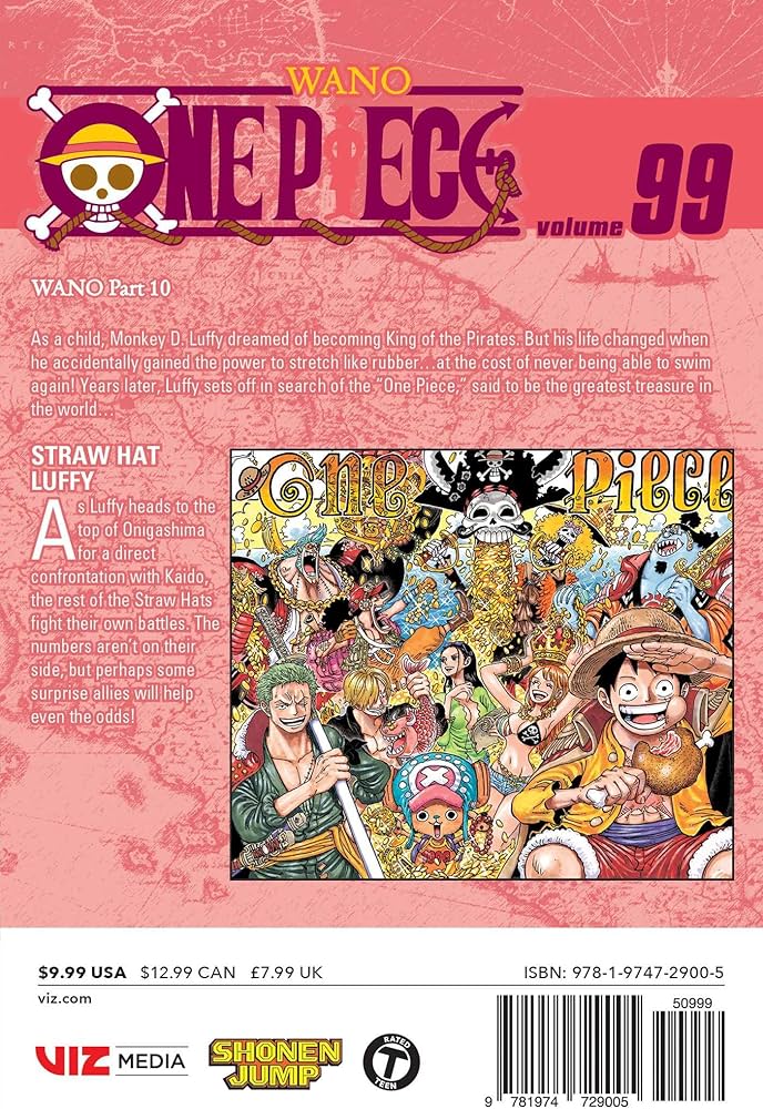 Amazon.com: One Piece, Vol. 99: 9781974729005: Oda, Eiichiro: Books