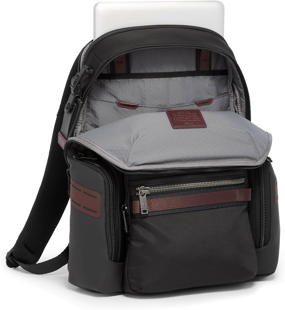 Amazon.com | Tumi Mens Navigation Backpack Oxblood One Size