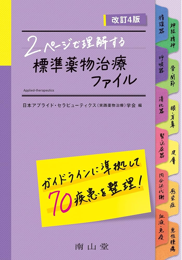 2ページで理解する 標準薬物治療ファイル | 日本アプライド・セラ