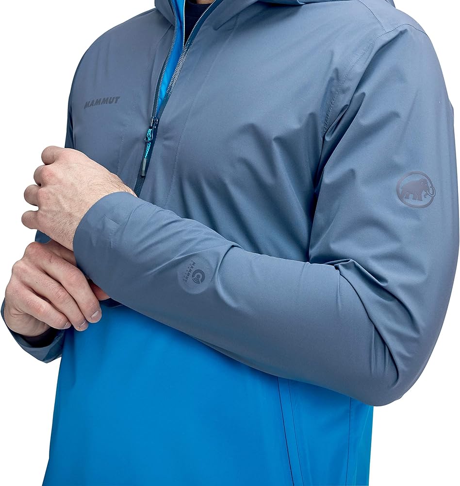 Amazon.co.jp: Mammut Albula Half Zip HS Hooded Jacket gentian/d