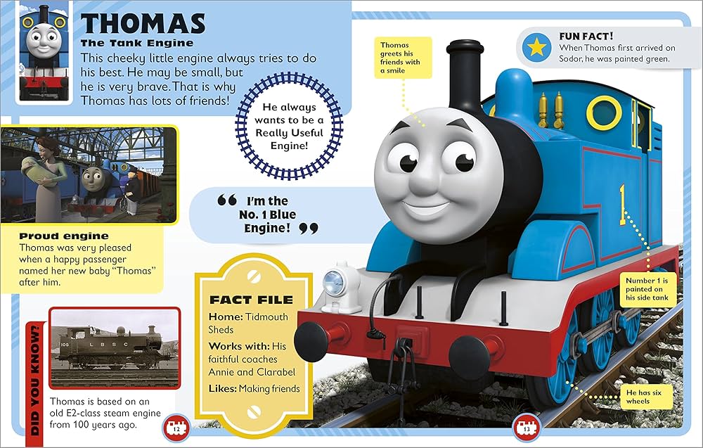 Thomas & Friends Character Encyclopedia: NA: 9780241310106: Amazon