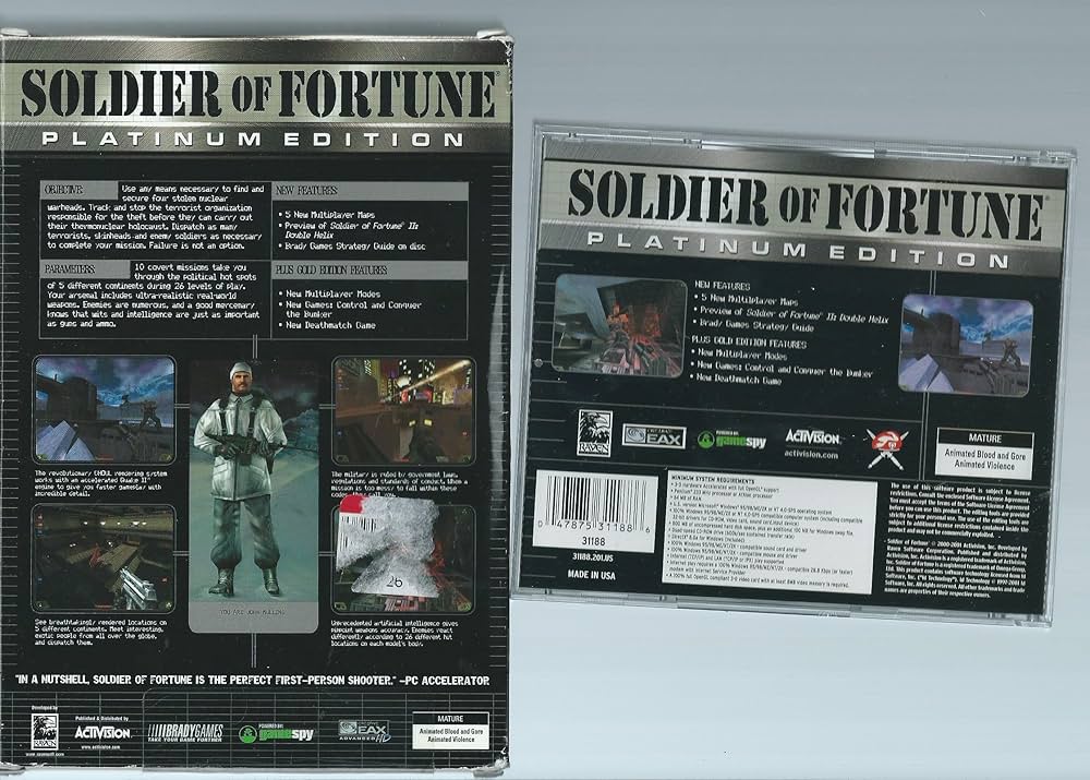Soldier of Fortune (Platinum Edition): Video Games - Amazon.ca