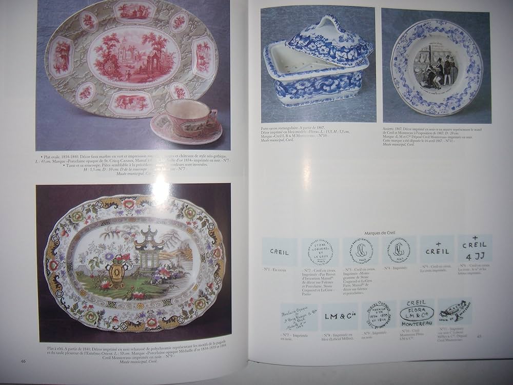 Amazon.co.jp: La faience fine francaise de 1750 a 1867 : 本