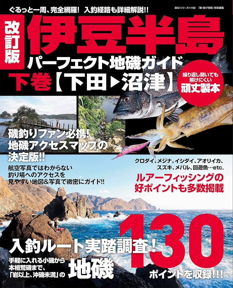 改訂版 伊豆半島パーフェクト地磯ガイド 下巻[下田→沼津] (BIG1 192