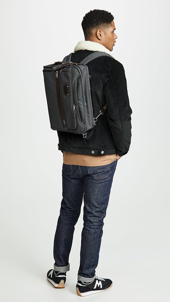 TUMI Men's Alpha 3 Slim Three-Way Brief Luggage-Messenger Bag