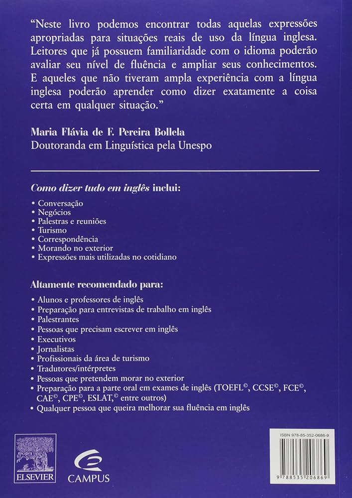Como Dizer Tudo em Inglês: Ron Martinez: 9788535206869: Amazon.com